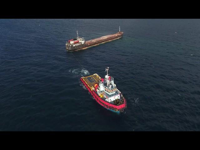 Megatugs & Smit - M/V Bellatrix run aground Lesvos island