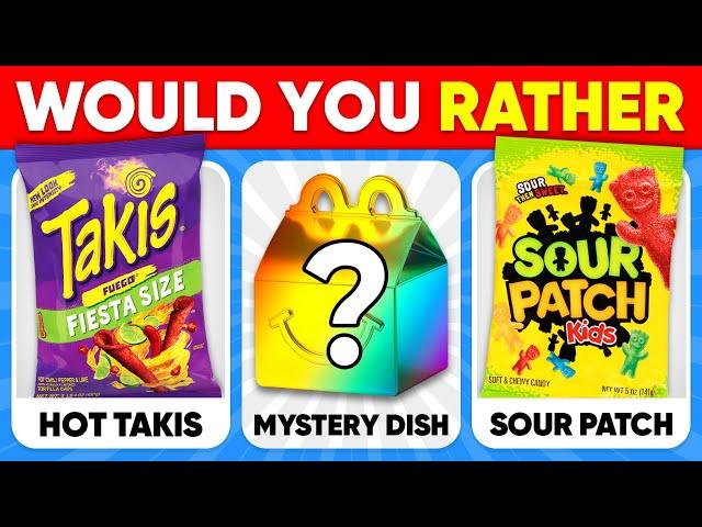 Would You Rather...? MYSTERY Dish Edition  Junk Food Edition