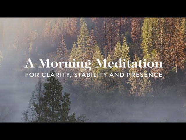 10 Minute Morning Meditation for Clarity, Stability, and Presence | Goop