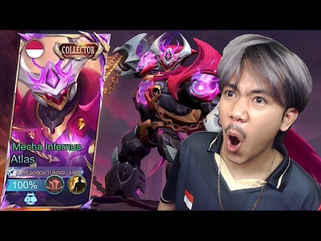 REVIEW SKIN COLLECTOR ATLAS MECHA INFERNUS - Mobile legends