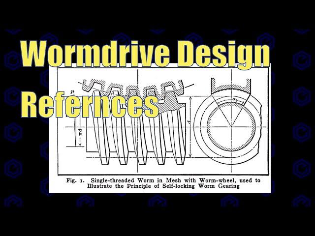 Worm Drive Design References