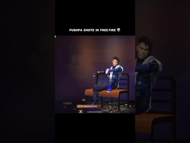 Pushpa Emote in free fire #freefire #funnyvideo #comeyshorts #mcgdhanagaming