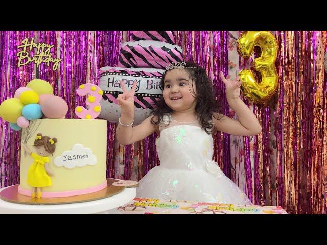 Birthday Bash | Jasmeh turns 3 | Birthday Full of Surprises | Follow Jasmeh