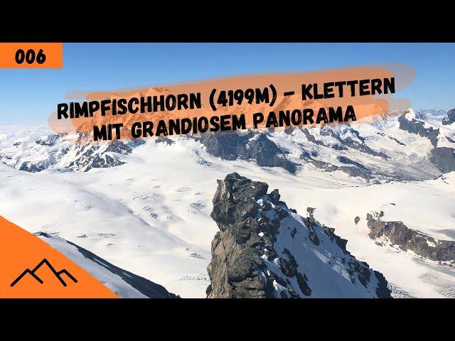 Rimpfischhorn (4199m) | Klettern zum Gipfel | Bergsteigen im Wallis