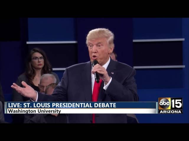 Presidential Debate - DT on federal income taxes - Hillary Clinton Donald Trump