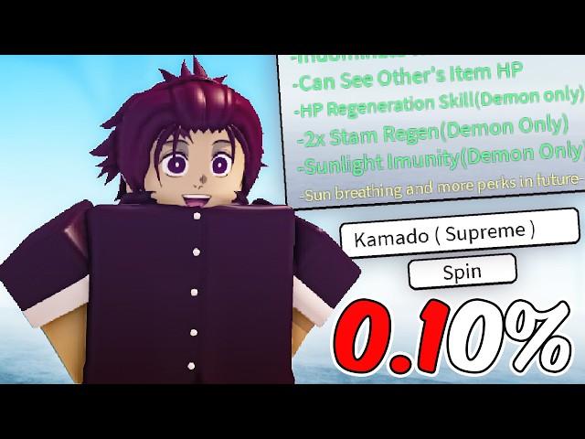 Spending 10,000 Robux To Get 0.1% KAMADO Clan and Becoming Tanjiro In Project Slayers...