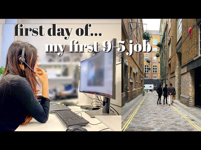 First Day of My First Job in London! | *unfiltered vlog* (Architectural Assistant)