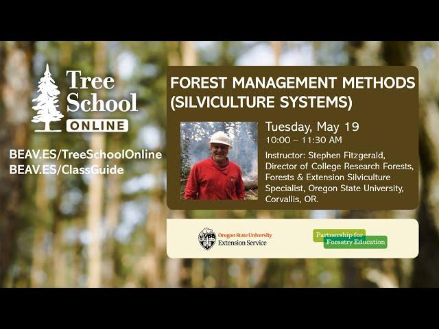 Tree School Online: Forest Management Methods