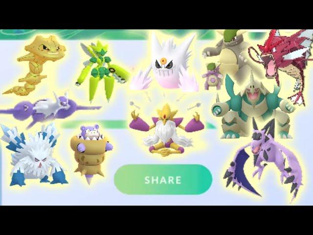 Pokemon go catching mega shiny in the wild!