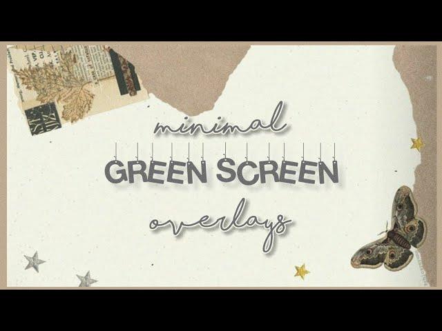 minimal green screen overlays #minimalgreenscreen #greenscreenoverlays #aestheticgreenscreen