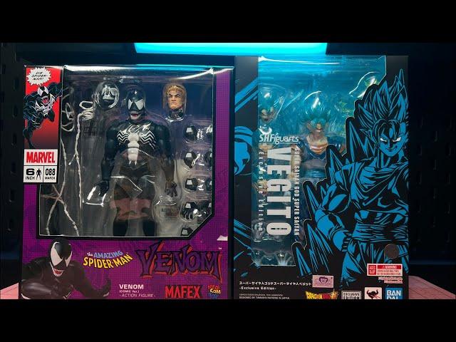 Unboxing Mafex Venom & SHF Vegito Blue Exclusive Edition