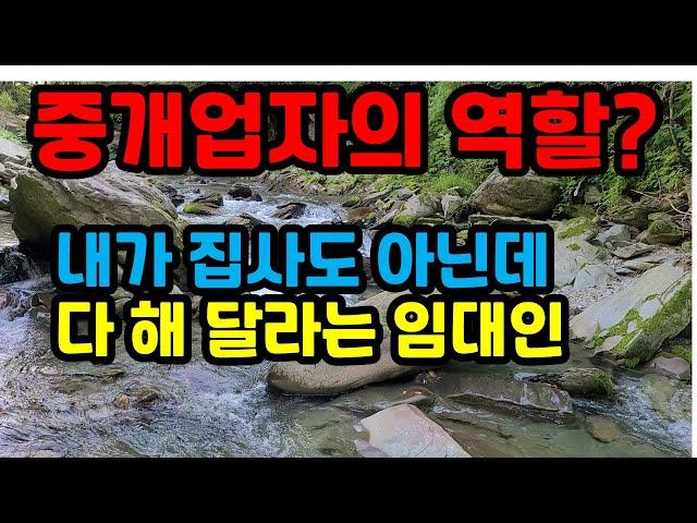 중개업자의 역할은 과연 어디까지인가?