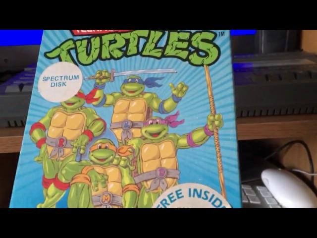 Teenage Mutant Hero Turtles ZX Spectrum +3 disk versus cassette!