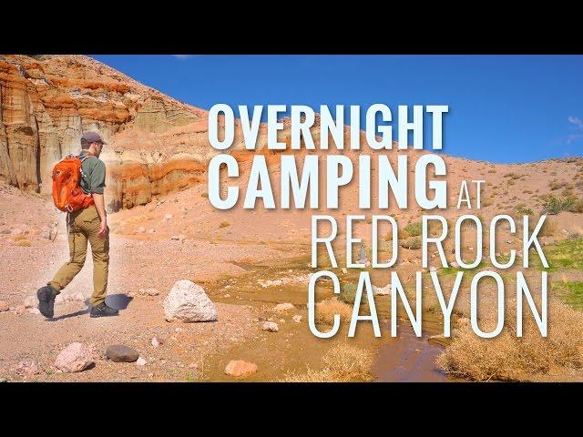 Red Rock Canyon in 4K | Overnight Camping and Hiking near Los Angeles