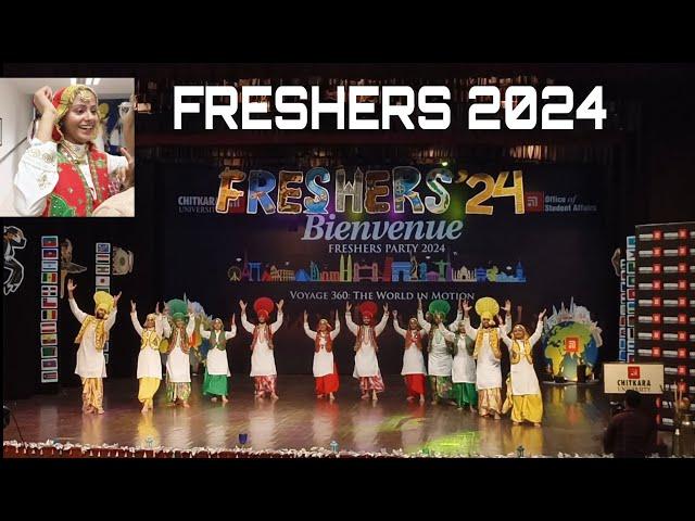 FRESHERS OF CHITKARA UNIVERSITY 2024 || BIENVENUE || AGRIYA KO DIYA SURPRISE || PART 1