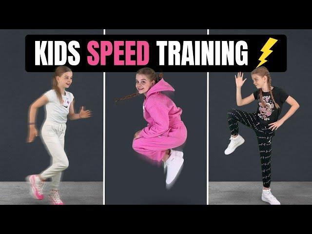 Kids "GET FAST" Workout! (Best Exercises For Speed Training)