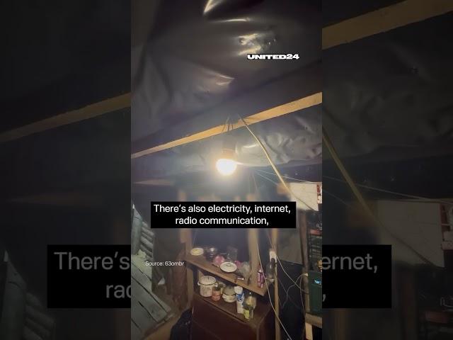 Ukrainian Soldiers' Dugout Roomtour: Internet, Stove and Cat #warinukraine #roomtour