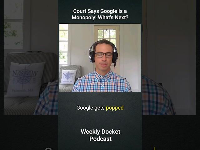 Court Says Google Is a Monopoly: What's Next? #Google #Monopoly #Lawsuit #Antitrust #Apple #Tech