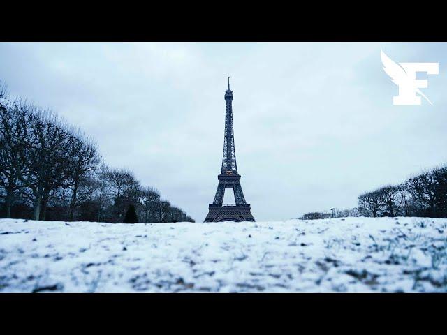 Tempête Caetano : suivez les images de la neige à Paris