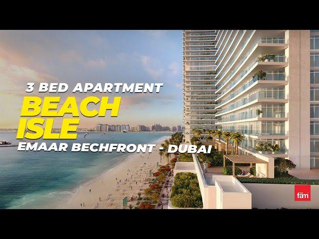 Stunning 3 Bed Apartment in Beach Isle, Emaar Beachfront - Dubai