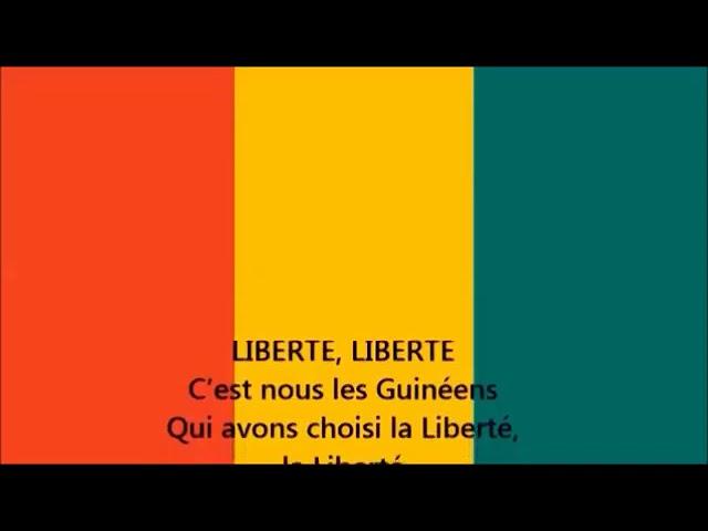 L'hymne de la liberté de la Guinée