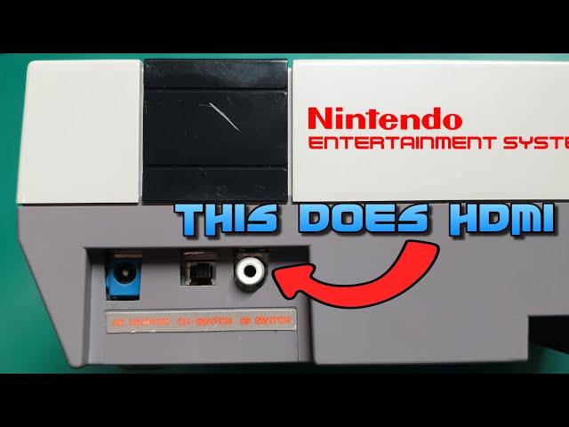 NES HDMI no-cut mod - LumaCode for the Nintendo Entertainment System