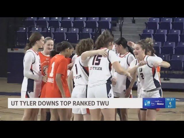 UT Tyler women's basketball downs top-ranked Texas Women's University