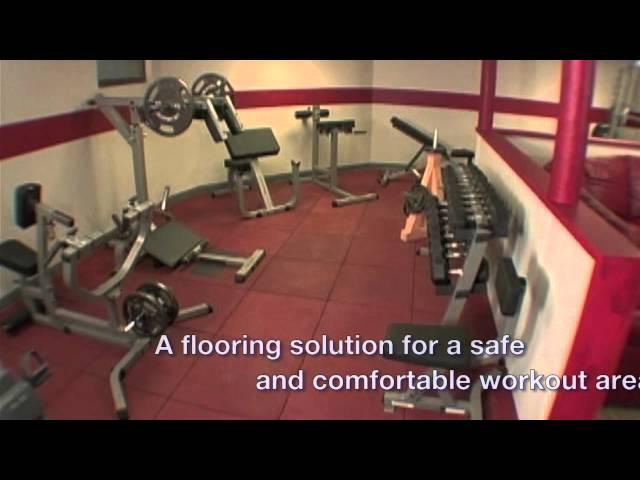 Rubber-Cal's Eco-Sport 3/4" and 1" Rubber Tiles for Home Gym Flooring