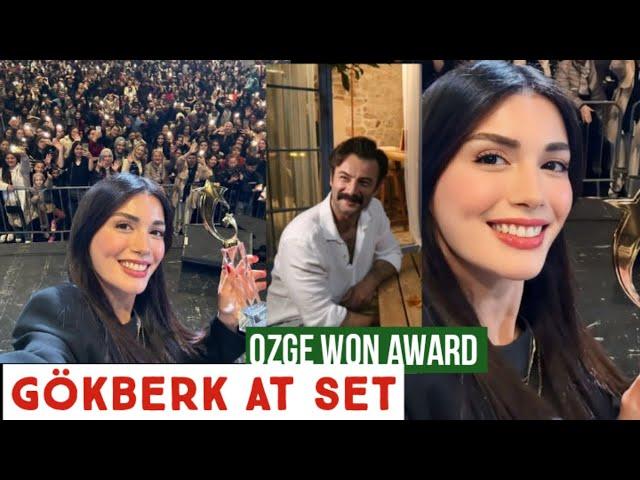 Özge yagiz Won Award !Gökberk demirci at Set