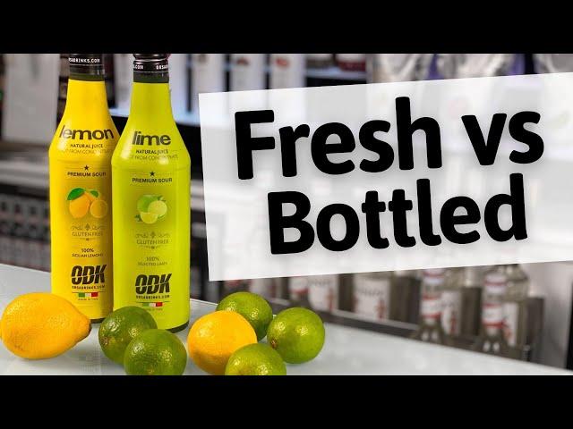 Fresh Lemon Juice vs Bottled Lemon Juice | EASY Cocktails to make at Home | Drinkstuff