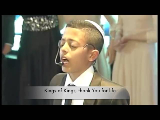 Jewish boy gets healed and sings to G'd