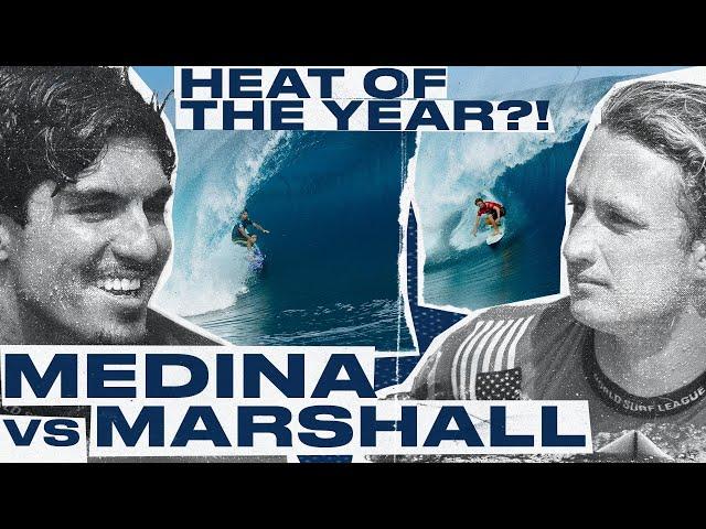 Gabriel Medina vs Jake Marshall @ Teahupo'o - Heat of the Year?! Full Heat Replay