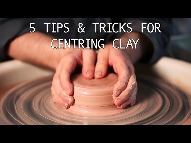 5 Tips & Tricks for Centering Clay on the Pottery Wheel