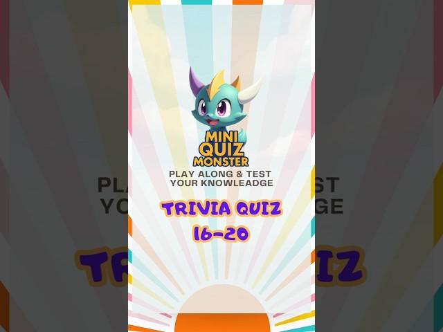 Only Smart Kids Can Beat This Trivia Challenge! #quiz #shorts #shortquizvideo