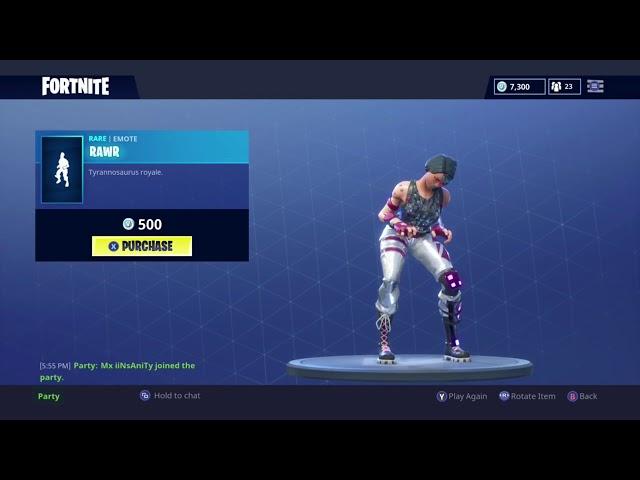 Fortnite NEW “Rawr” Emote/Dance