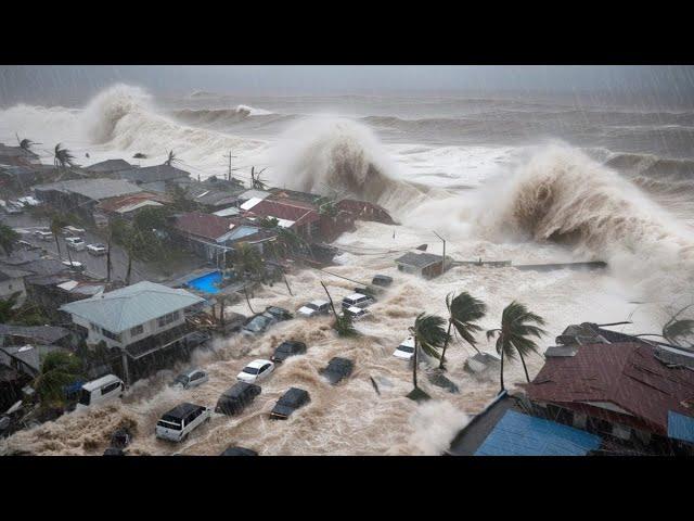 Chaos in California Today! Santa Cruz Pier Destroyed by Giant Tsunami-Like Waves