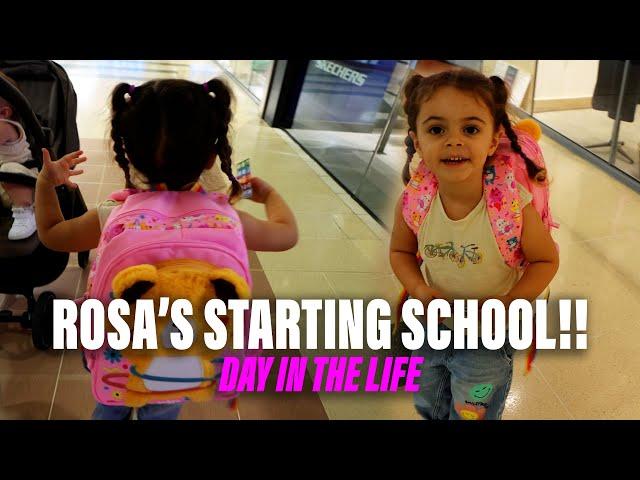 Rosa's starting school! *sobbing* (vlog)