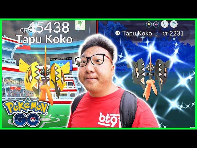 Shiny Tapu Koko Raid Hour in Pokemon GO