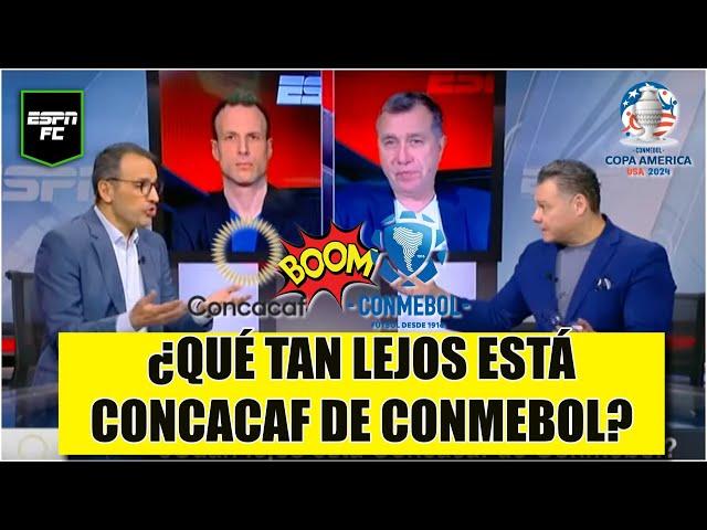 SE ALTERAN por lo lejos que está el nivel CONCACAF con respecto a CONMEBOL en COPA AMÉRICA | ESPN FC