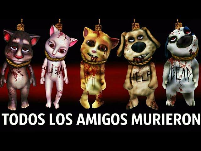 TODOS LOS AMIGOS MURIERON  - My Talking Tom Friends - AMONG US - R.I.P ALL FRIENDS