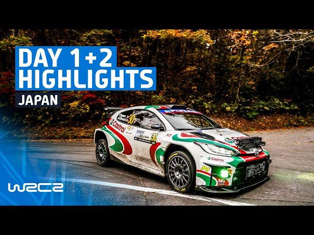 WRC2 Day 1 & 2 Highlights | WRC FORUM8 Rally Japan 2024