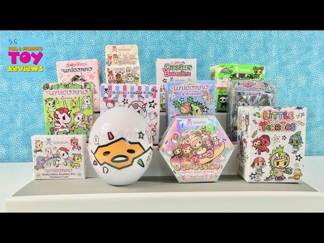 Tokidoki Unicorno Gudetama Hello Kitty Moofia Palooza Blind Box Opening | PSToyReviews