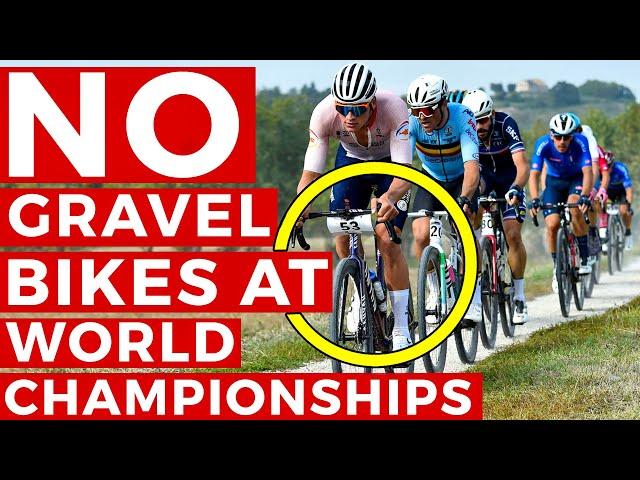 NO GRAVEL BIKES USED DURING 2022 UCI GRAVEL WORLD CHAMPIONSHIPS| Gravel Bike Tech| FAIL GRAVEL RACE?