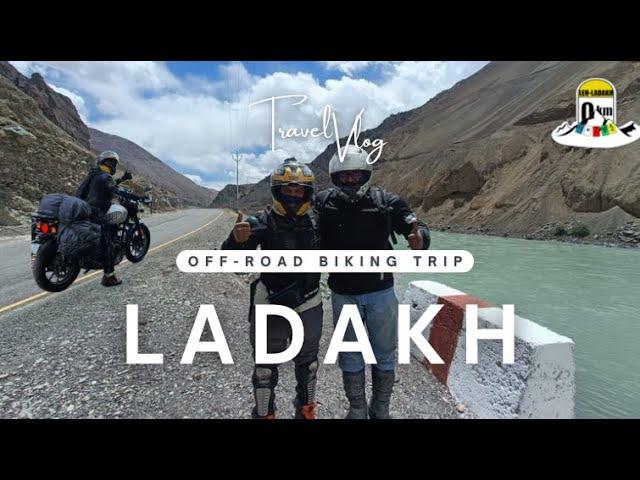 Thrilling Off-Road Biking Adventure in Ladakh || Ultimate Travel Vlog 2024 || Delhi To Leh Ladakh