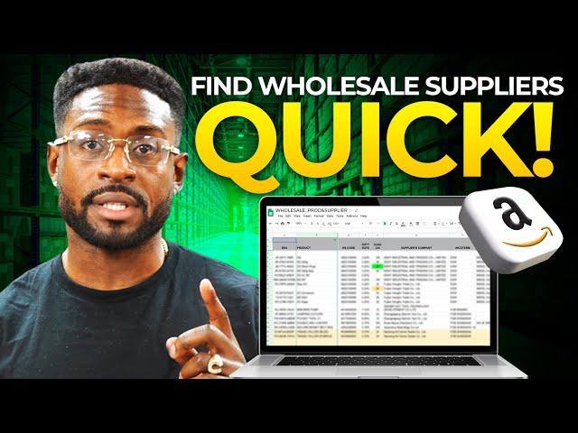 The Best Way to Find Amazon Wholesale Suppliers!