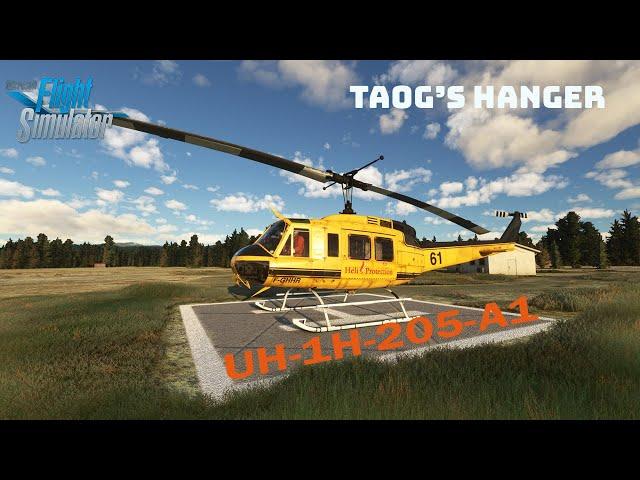 Microsoft Flight Simulator UH-1H/205-A1 From  Taog's Hanger