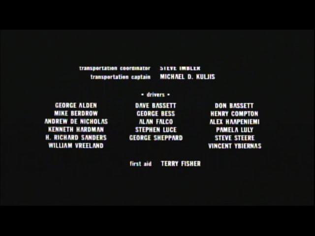 Point Break (1991) End Credits (UniMás 2024)