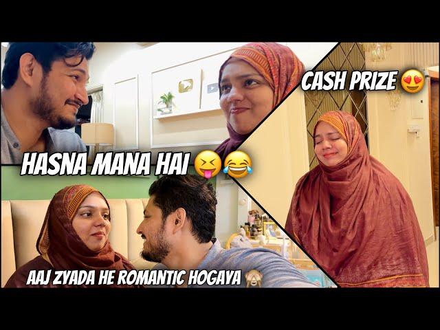 Hasna Mana Hai Challenge | Sufi Romantic Mood Me | Cash Prize Milega  | Sufiyan and Nida️