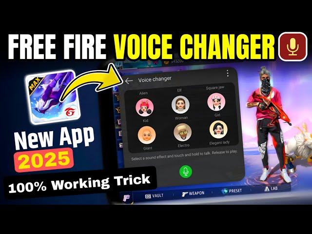 Free fire voice changer app 2025 | How To Change Voice In Free Fire | Voice Changer App For FreeFire