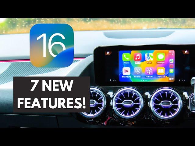 Apple CarPlay iOS 16 | 7 NEW FEATURES!